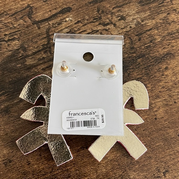 Festive candy cane beaded earrings 🎄 - Picture 2 of 2